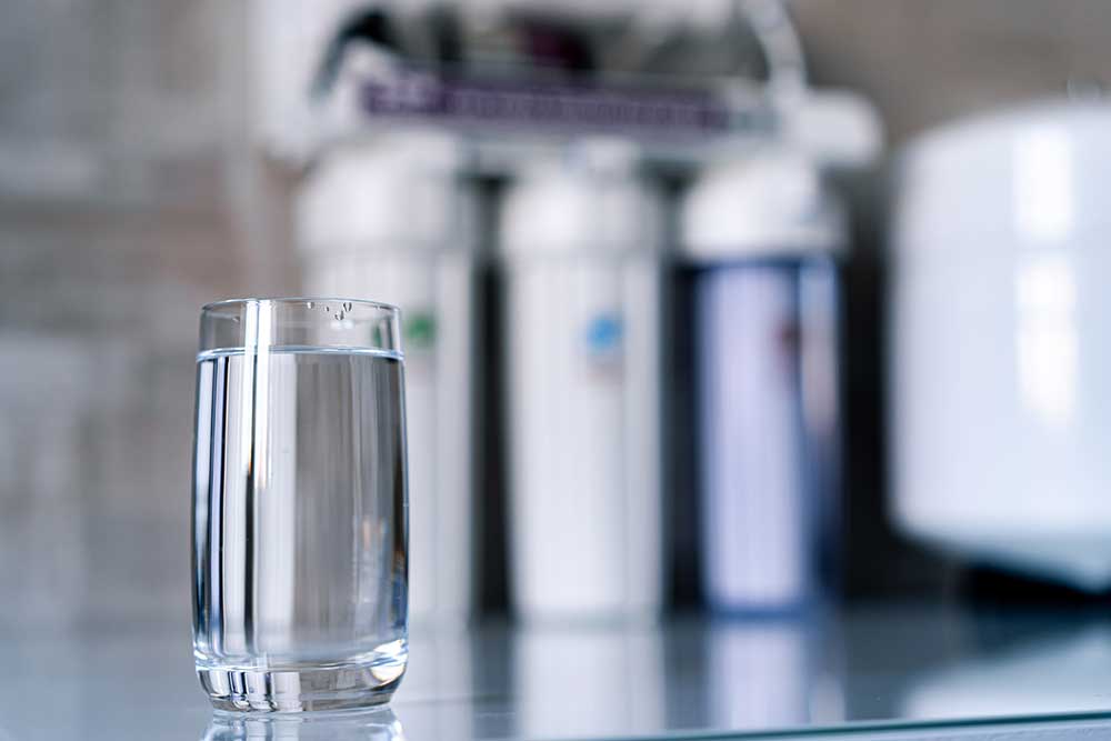 Stage Reverse Osmosis System with Alkaline Filter